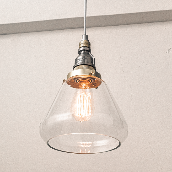 AMP GLASS LAMP STD AL