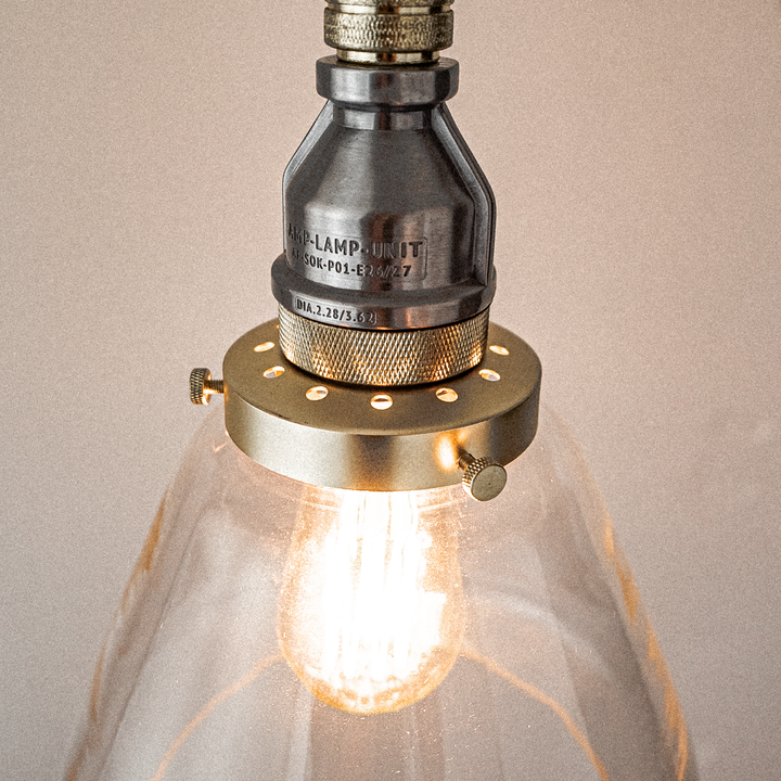 AMP GLASS LAMP STD AL
