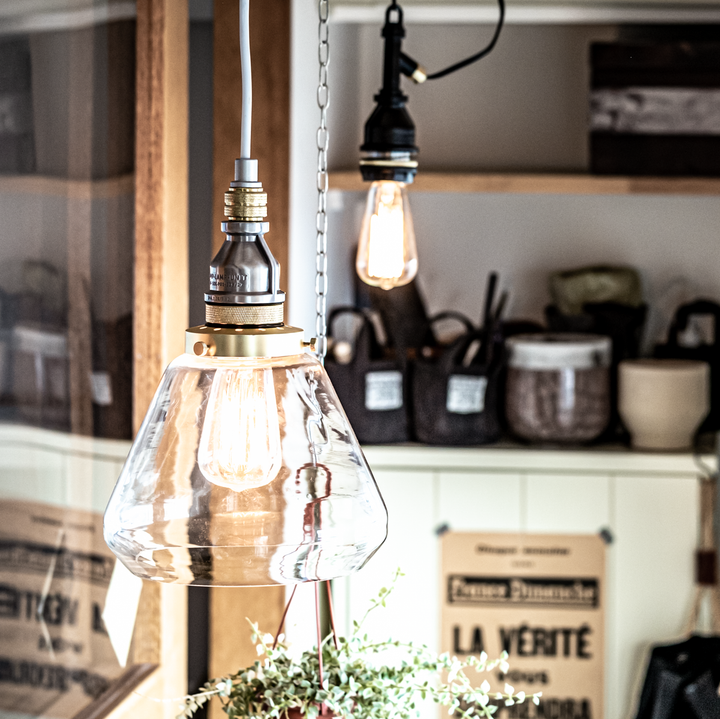 AMP GLASS LAMP STD AL