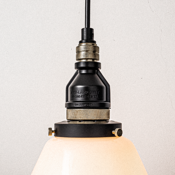 AMP GLASS LAMP STD BK