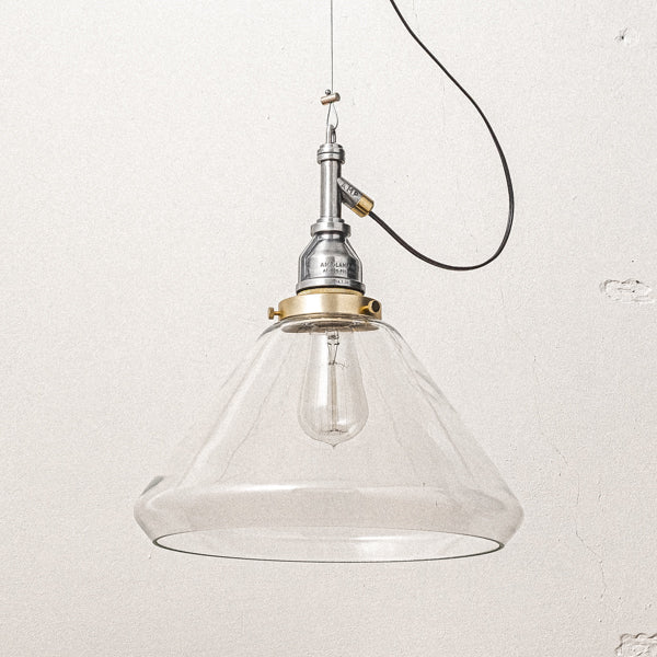 AMP GLASS LAMP LARGE WIRE AL