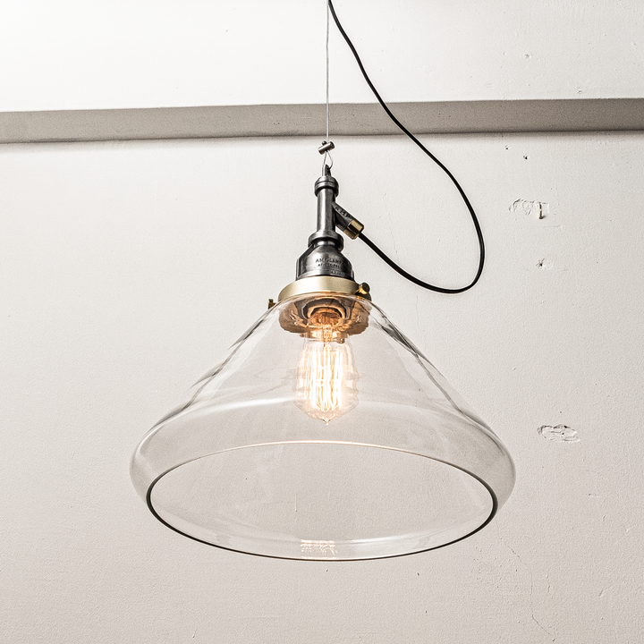 AMP GLASS LAMP LARGE WIRE AL