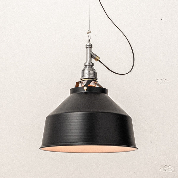 AMP ALU SHADE SQ SMALL WIRE BK