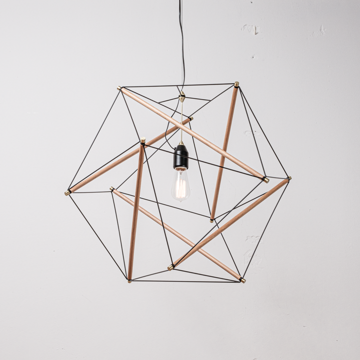 TENSEGRITY PENDANT LIGHT LARGE BK