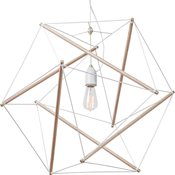 TENSEGRITY PENDANT LIGHT LARGE WH