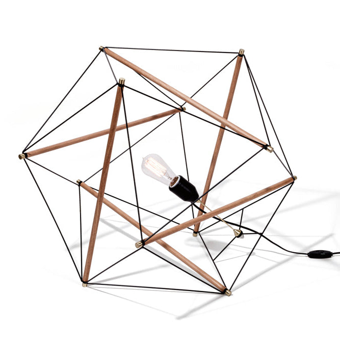 TENSEGRITY FLOOR LIGHT LARGE BK
