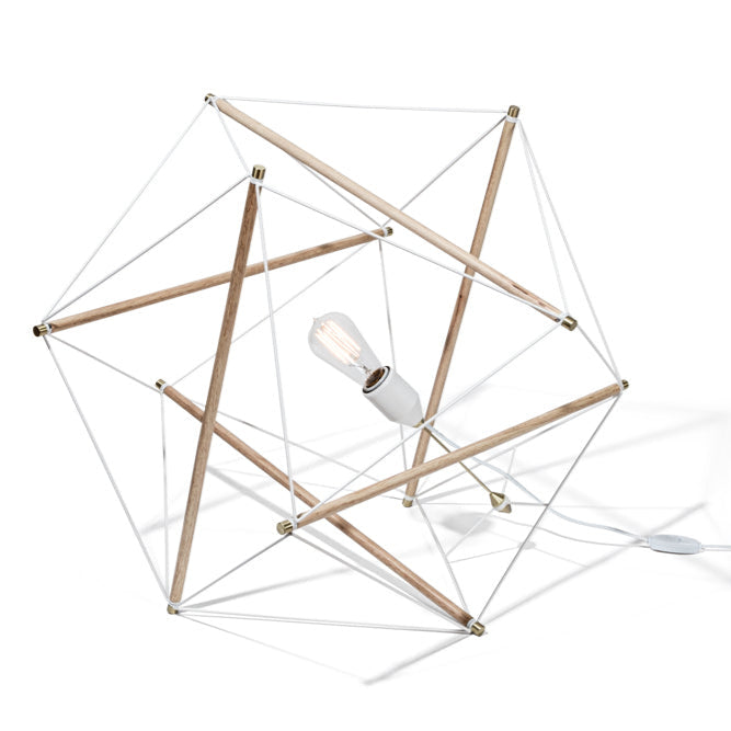 TENSEGRITY FLOOR LIGHT LARGE WH