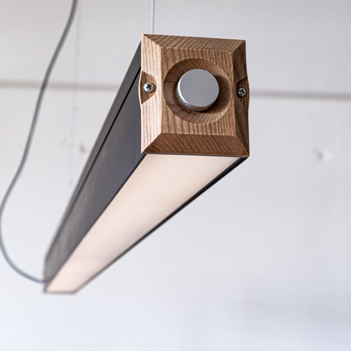 AMP BAR LAMP WOOD AL