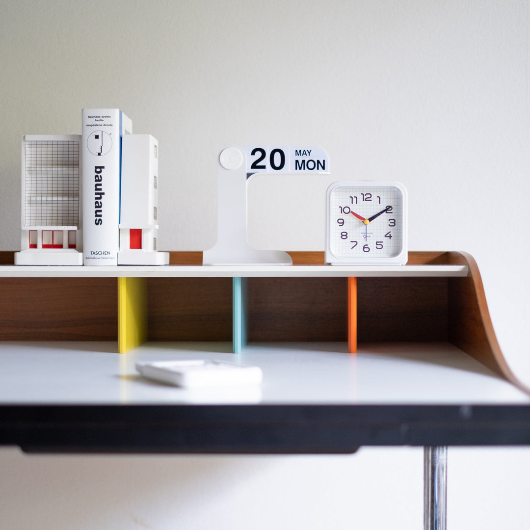 BHS GENE ALARM CLOCK Bayer Alarm SQ WH