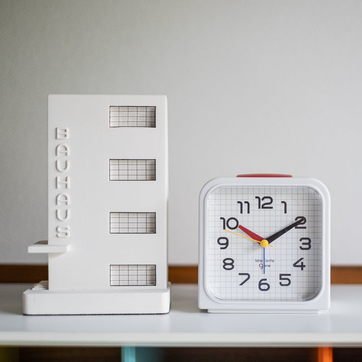 BHS GENE ALARM CLOCK Bayer Alarm SQ WH