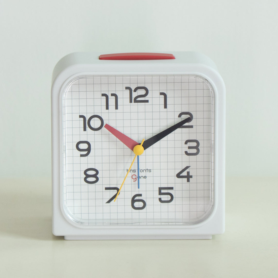 BHS GENE ALARM CLOCK Bayer Alarm SQ WH