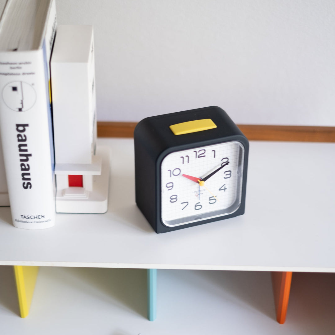 BHS GENE ALARM CLOCK Bayer Alarm SQ BK
