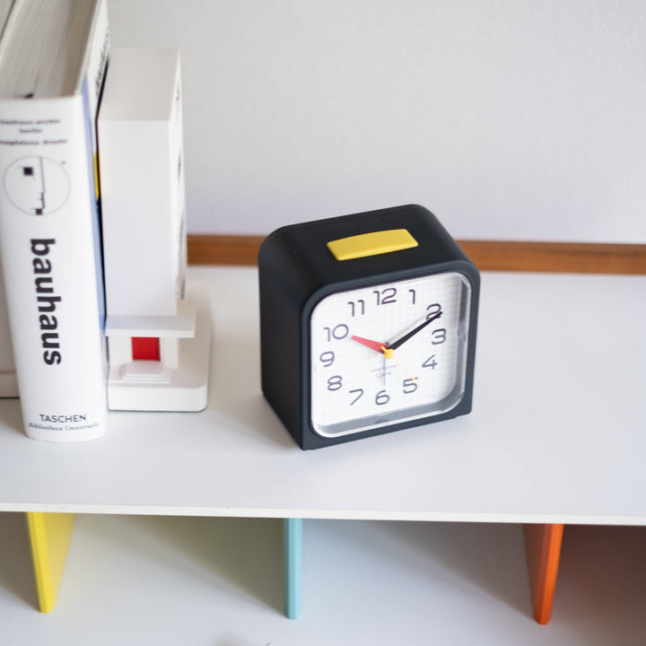 BHS GENE ALARM CLOCK Bayer Alarm SQ BK