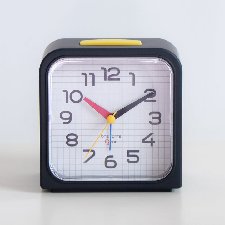 BHS GENE ALARM CLOCK Bayer Alarm SQ BK