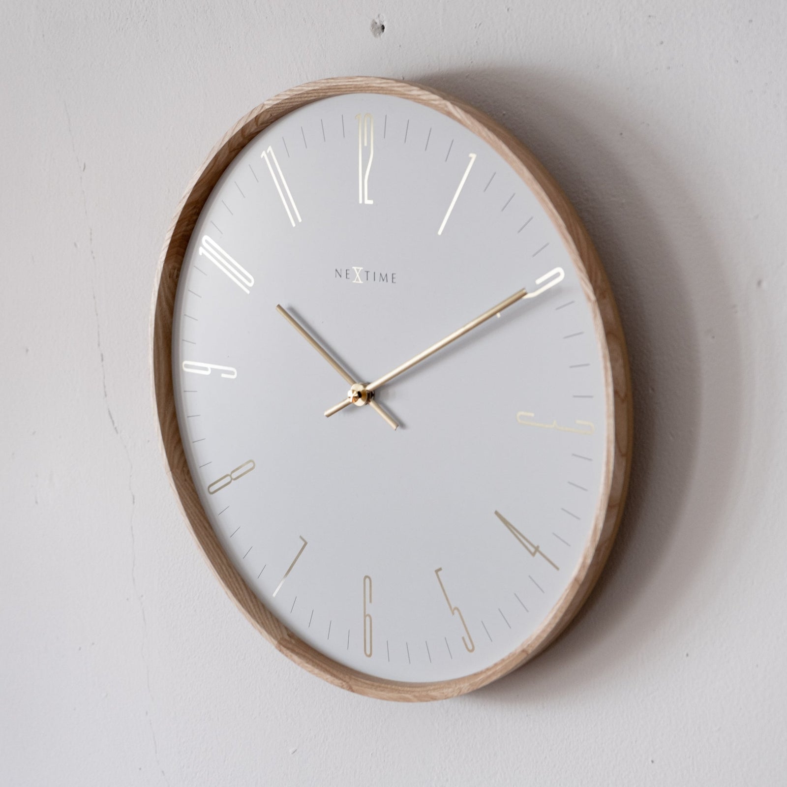 Thin M WH｜NEXTIME｜壁掛け時計｜ホワイト｜商品画像5
