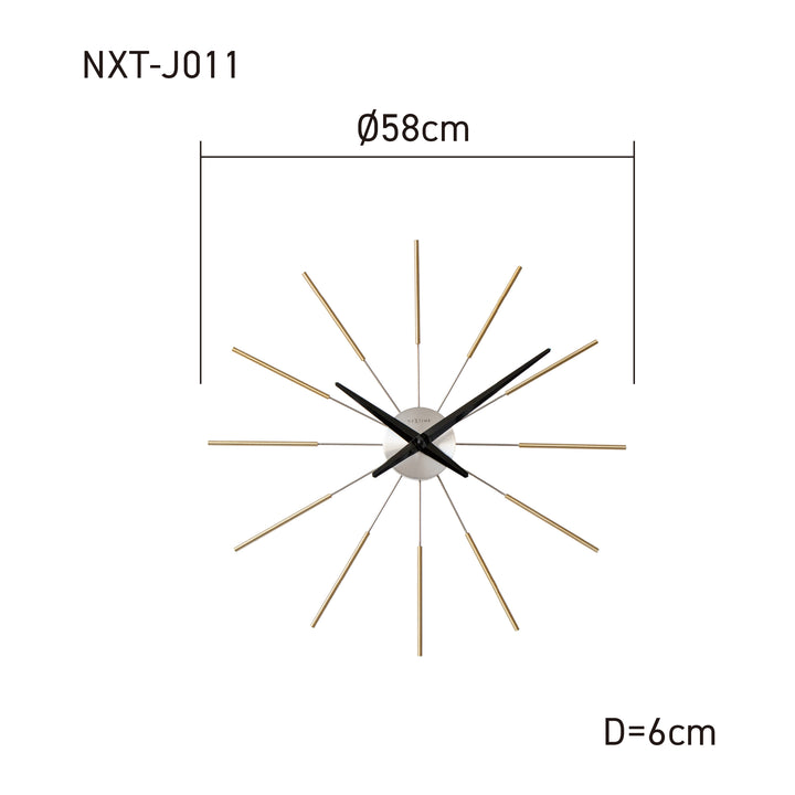 Radiant clock sunray GD x AL
