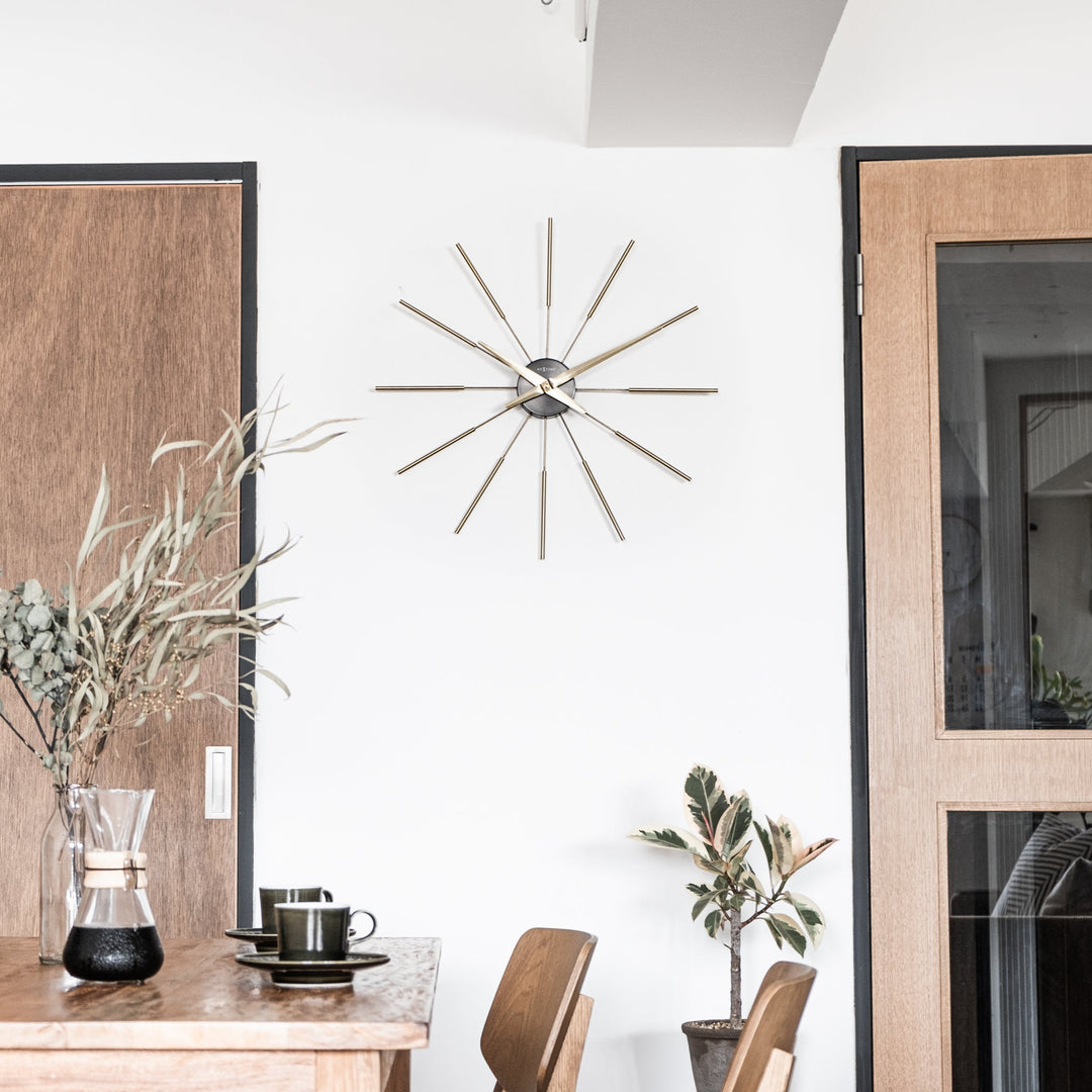 Sun Ray Clock Radiant clock sunray GD x GD – OTHE.