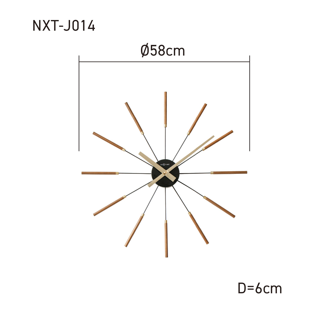 Radiant clock stick BR